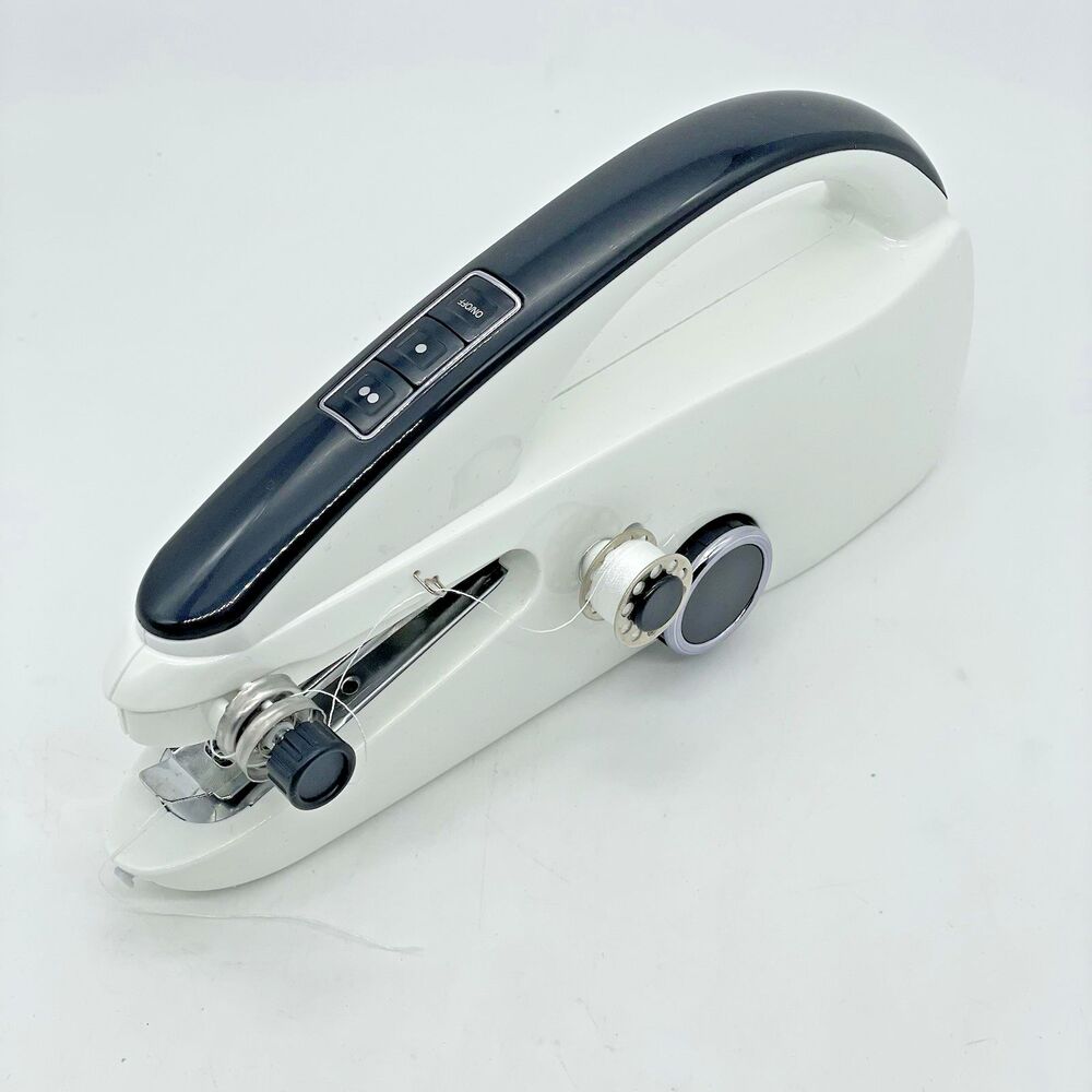 Portable Mini Handheld Sewing Machine Electric Device Two Speed Dual Power